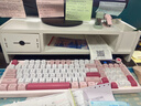 惠普（HP）K500F機械手感有線(xiàn)鍵盤(pán) 靜音多功能旋鈕辦公游戲臺式電腦筆記本通用 粉白色 98配列 曬單實(shí)拍圖
