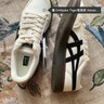 Onitsuka Tiger鬼塚虎板鞋情侶款低幫耐磨休閑鞋男ADVANTI 米色 39 曬單實(shí)拍圖