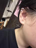QMXD純999足銀耳釘女2025年新款養耳洞耳環(huán)睡覺(jué)免摘耳骨釘耳棒防堵針 s999足銀耳釘 一對 曬單實(shí)拍圖