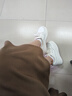 星期六厚底板鞋女增高百搭小白鞋運動(dòng)休閑鞋圓頭軟底女鞋子 米白 37  曬單實(shí)拍圖