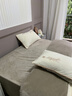 水星系列家紡冬季床上四件套牛奶絨寶寶絨床單被套加絨套防靜電雙面絨親膚裸睡 伊莎-雅灰粉 1.5m床四件套 床單款 200x230cm 曬單實(shí)拍圖