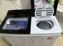 YANGZI揚子集團洗衣機半自動(dòng)老式家用雙桶大容量雙缸洗衣機藍光 洗脫雙筒小型波輪 30KG【洗20+10脫|洗脫分離|玻璃面板】 曬單實(shí)拍圖