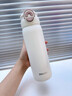 迪樂(lè )貝爾極簡(jiǎn)杯高顏值316不銹鋼女士便攜車(chē)載彈蓋水杯伴手禮 白色 650ML 曬單實(shí)拍圖