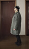【特價(jià)】撿漏專(zhuān)柜撤回燈芯絨棉衣女中長(cháng)款復古寬松加絨外套 綠色 3XL[建議145-160斤] 曬單實(shí)拍圖