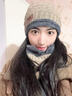 恒源祥帽子男冬天護耳加絨毛線(xiàn)帽圍脖一體加厚騎行帽秋冬男帽護頸連體帽 格紋分體卡其 均碼 曬單實(shí)拍圖