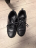 回力瑞【廠(chǎng)牌】防水皮面運動(dòng)鞋麥當勞久站不累腳黑色工作鞋廚房鞋 (02)黑色 單層 38 曬單實(shí)拍圖