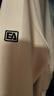 ELLE ACTIVE 簡(jiǎn)約半高領(lǐng)舒適衛衣女裝春季氣質(zhì)百搭字母刺繡休閑通勤衛衣女 杏色 L 曬單實(shí)拍圖