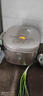 美的（Midea）低糖電飯煲 4L無(wú)涂層電飯鍋家用智能米湯分離瀝米飯煲316L不銹鋼3-8人多功能微壓蒸飯鍋MB-4E62LS 曬單實(shí)拍圖
