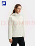 FILA 斐樂(lè )官方女士上衣兩件套2025冬新款健身運動(dòng)寬松連帽外套 淺粉灰-GY M 165/84A/M 曬單實(shí)拍圖