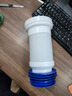 LOCKZI 馬桶排污管墻排后排水管硅膠側排坐便器連接器接頭軟管配件 新款【長(cháng)款】藍色密封圈+PE管+內置鋼絲 曬單實(shí)拍圖
