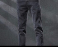 增致牛仔（zengzhi）高端男士牛仔褲男2025秋冬新款黑色修身小直筒休閑潮牌韓版褲子男 曬單實(shí)拍圖
