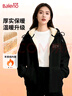 班尼路（Baleno）加厚羊羔毛絨外套女士2025秋冬季新款內里厚絨連帽開(kāi)衫衛衣女保暖 曬單實(shí)拍圖