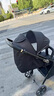 Baby boat貝舟B5嬰兒車雙向輕便折疊高景觀新生寶寶可坐躺0-3歲遛娃手推車 墨璟黑+蚊帳 曬單實拍圖
