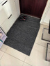 迪茵（DIYIN）入戶(hù)門(mén)地墊門(mén)口腳墊絲圈門(mén)墊汽車(chē)蹭腳墊防滑墊 加厚黑灰80*120cm 曬單實(shí)拍圖