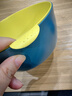 雙層塑料洗菜盆瀝水籃子廚房神器多功能客廳家用水果盤(pán)洗水果菜籃 青黃色 1個(gè) 曬單實(shí)拍圖