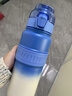 香味保溫杯女士高顏值304不銹鋼水杯兒童學(xué)生白開(kāi)水喝出果味杯子 藍色漸變700ml保溫杯+5味環(huán) 曬單實(shí)拍圖