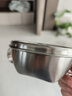 onlycook雙耳輔食碗 帶蓋316不銹鋼兒童專(zhuān)用 嬰幼兒寶寶吃飯小碗湯碗餐具 曬單實(shí)拍圖