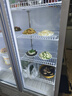 北極熊（BEIJIXIONG）展示柜冷藏柜冰柜商用飲料柜直冷風(fēng)冷風(fēng)直冷保鮮柜超市玻璃門(mén)冰箱立式啤酒柜 雙門(mén)下機直冷藍白款（688L） 曬單實(shí)拍圖
