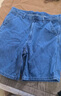 優(yōu)衣庫男裝女裝牛仔工裝短褲/水洗產(chǎn)品褲子休閑寬松中褲477165 66 藍色 2XL /185/104C 曬單實(shí)拍圖