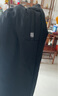 西克米里羊羔絨男士褲子冬季加絨加厚休閑褲衛褲大碼零下40防寒運動(dòng)長(cháng)褲男 985黑色直筒 2XL （130-145斤） 曬單實(shí)拍圖