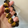 石玥珠寶收藏級16mm天然黃虎眼石手串轉運珠本命年手鏈男女士款 水晶瑪瑙 曬單實(shí)拍圖