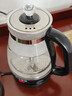 煮茶器養生壺噴淋式煮茶壺燒水壺電熱水壺蒸茶壺 蒸茶器 泡茶壺圍爐煮茶 1L煮茶器【防干燒保護】 【加厚高硼硅玻璃】 曬單實(shí)拍圖