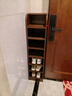 馨馨佳樂(lè )美實(shí)木鞋架家用門(mén)口小型墻角窄多層置物架經(jīng)濟型收納鞋柜 實(shí)木【七層】深胡桃 28*30*120cm 曬單實(shí)拍圖