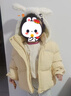 可英 GOWINBABY女童外套保暖2025秋冬款小女孩百搭甜美可愛(ài)棉衣女寶防風(fēng)加絨棉服 黃色 110 （適合身高100cm-110cm） 曬單實(shí)拍圖