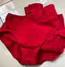 蕉下（beneunder）紅色內褲女士本命年純棉無(wú)痕抗菌底檔內褲 福運禮盒3條 曬單實(shí)拍圖