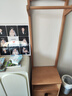 源氏木語(yǔ)兒童家具兒童家具兒童衣帽架全實(shí)木落地掛衣架小型衣服收納架床頭柜0.48m 曬單實(shí)拍圖