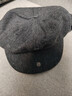 佰吉川 帽子男秋冬季鴨舌英倫復古前進(jìn)帽加厚帽男士冬季韓版短檐貝雷帽男 深灰 均碼 曬單實(shí)拍圖