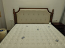 慕思（de RUCCI）金檀木雙人床 實(shí)木床法式復古大家具主臥床 【月光白】-BCW1-172 1.8*2米 曬單實(shí)拍圖