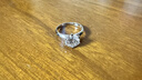 京東京造 星芒pt950鉑金培育鉆石戒指2克拉求婚訂婚禮物送女友送老婆11號 曬單實(shí)拍圖