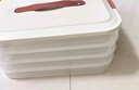 京東京造 餃子冰箱收納盒 食品接觸級包水餃餛飩冷凍收納盒 （四層一蓋） 曬單實(shí)拍圖