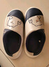 樂(lè )拖側臉熊 棉拖鞋男秋冬季防水保暖厚底棉鞋情侶居家拖鞋 灰色44-45 曬單實(shí)拍圖