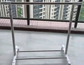 友陽(yáng)晾衣架落地移動(dòng)掛衣架臥室內簡(jiǎn)易家用折疊單桿不銹鋼伸縮曬衣桿架 9321豪華特粗32伸縮款>1.6米 曬單實(shí)拍圖