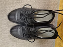 百麗厚底增高健步鞋男25秋新抓紋牛皮戶(hù)外休閑運動(dòng)鞋A2215CM5預售 黑色 42 (260mm) 曬單實(shí)拍圖