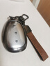 創(chuàng  )勛（CHUANGXUN）適用于長(cháng)安啟源a07鑰匙套起源q07汽車(chē)專(zhuān)用鑰匙包保護殼扣 啟源A款【棕皮】+【棕色扣帶】 曬單實(shí)拍圖