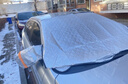 閑鳥(niǎo)汽車(chē)前擋風(fēng)玻璃罩遮雪擋前擋罩車(chē)衣冬季半罩防雪防霜防凍風(fēng)擋罩 曬單實(shí)拍圖