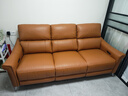 芝華仕（CHEERS）頭等艙真皮電動(dòng)沙發(fā)客廳現代簡(jiǎn)約芝華士50611B小橘沙發(fā)|橙2.17m 曬單實(shí)拍圖