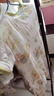 婧麒（JOYNCLEON）嬰兒睡袋秋冬恒溫兒童寶寶分腿睡袋防踢被子中厚 綠 90 jsd190290 曬單實(shí)拍圖