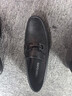 菲拉格慕（Ferragamo）冬季新款Gancini手工商務(wù)休閑真皮男皮鞋688525 3E 黑 曬單實(shí)拍圖
