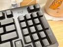 羅技（Logitech）靈硯系列 K868 三?？椭苹瘷C械鍵盤(pán) 無(wú)線(xiàn)鍵盤(pán) 藍牙鍵盤(pán) 客制化鍵盤(pán) 黑色 曬單實(shí)拍圖