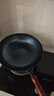 閻鐵匠章丘炒鍋鐵鍋家用炒菜鍋鍛打老式物理不粘鍋無(wú)涂層木把錘印已開(kāi)鍋 錘印木把款32CM 32cm 曬單實(shí)拍圖