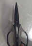 張小泉廚房鈦剪刀不銹鋼多功能剪刀夾核桃剪肉剪蔬菜烤肉剪 J200001 曬單實(shí)拍圖