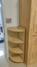 耐家（Naijia）實(shí)木轉角書(shū)架置物架墻角柜客廳三角柜落地拐角墻邊柜扇形收納書(shū)柜 【加厚15mm】四層40*40*120cm 【進(jìn)口無(wú)漆松木】 曬單實(shí)拍圖