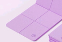 京東京造 TPE可折疊瑜伽墊 小學(xué)生午睡墊便攜健身多功能防滑減震墊紫 曬單實(shí)拍圖