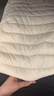 雪中飛時(shí)尚百搭羽絨內膽女士2025新款休閑輕薄短款簡(jiǎn)約保暖秋冬季外套潮 米白 L 105-120斤 曬單實(shí)拍圖