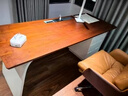 顧家麗安書(shū)桌意式極簡(jiǎn)辦公桌老板桌主管桌現代輕奢感實(shí)木寫(xiě)字臺設計師 蘭特實(shí)木辦公桌+A06高端辦公椅 否 x 220x70x75cm 曬單實(shí)拍圖