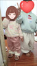 G.DUCKKIDS童裝女童秋裝套裝兒童衣服女寶寶春秋季卡通動(dòng)物衛衣兩件套小女孩 彩線(xiàn)粉色【秋冬加絨款】 90 尺碼1~2歲【 80-90cm】cm 曬單實(shí)拍圖